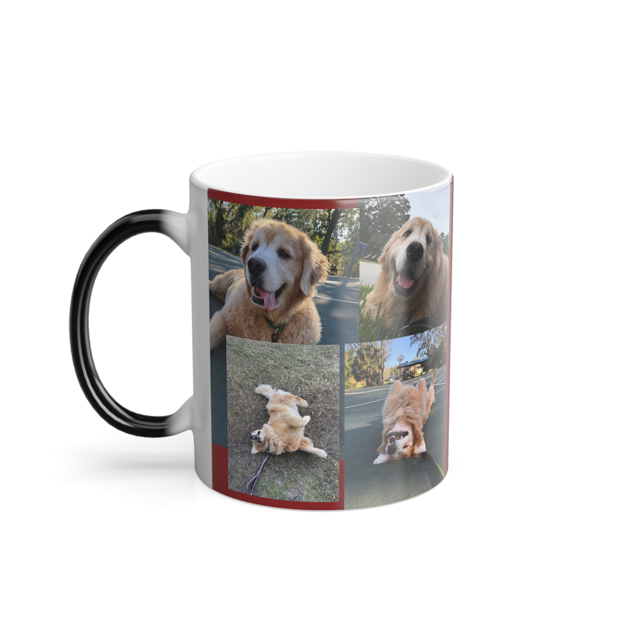 Teddy the Golden Retriever  - Color Morphing Mug, 11oz
