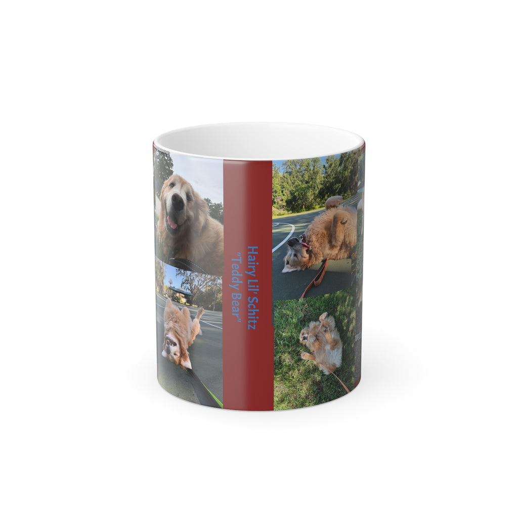 Teddy the Golden Retriever  - Color Morphing Mug, 11oz